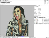 Cardi B Embroidery File 4 size