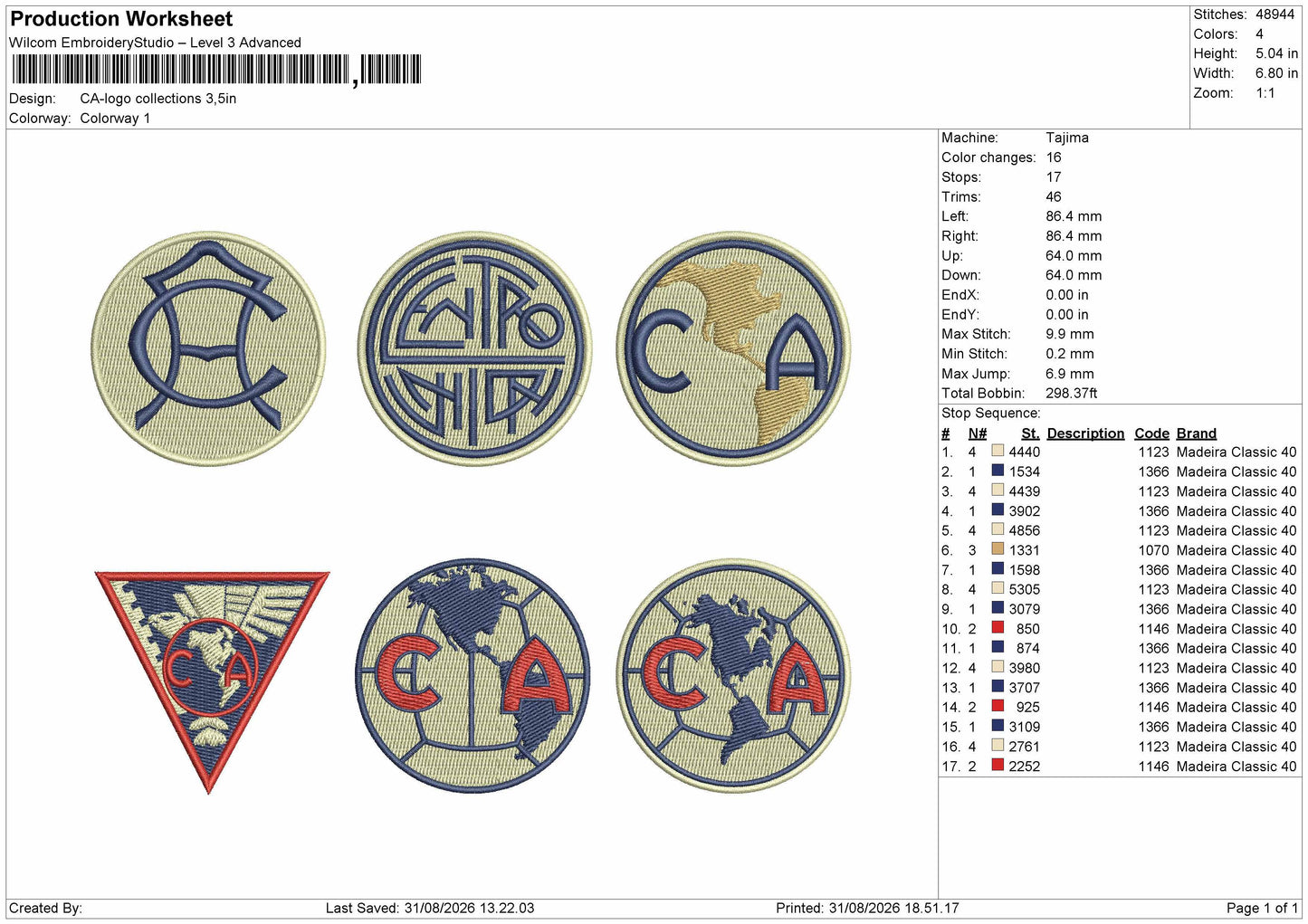 Logos Collections Embroidery Machine Design File