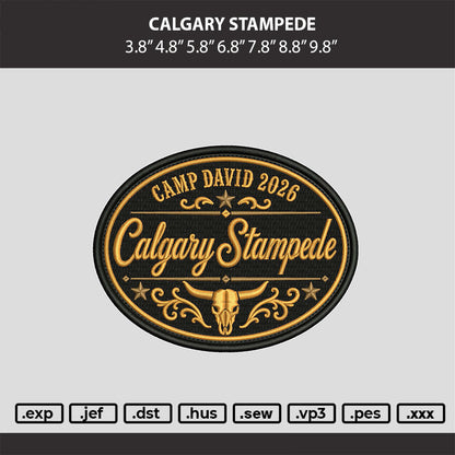 CALGARY  Embroidery Machine Design File