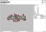 Calismoketext 02 Embroidery File 6 sizes