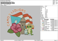 Canostext Embroidery File 6 sizes