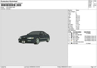 Car 0509 Embroidery File 6 sizes