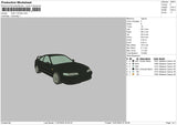 Car 1107b Embroidery File 6 sizes