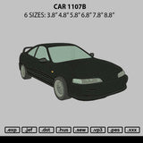 Car 1107b Embroidery File 6 sizes