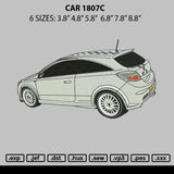 Car 1907C Embroidery File 6 sizes