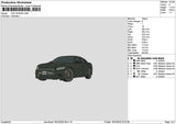 Black Car 1810 Embroidery File 6 sizes