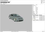 Car 1907b Embroidery File 6 sizes