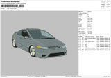 Car 1907b Embroidery File 6 sizes
