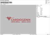 Cardiogenix Embroidery File 4 size