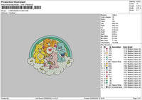 Bears 0206 Embroidery File 6 sizes