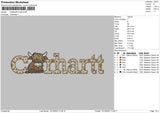 Carhartcow Embroidery File 6 sizes