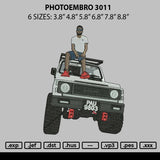 Photoembro 3011 Embroidery File 6 sizes