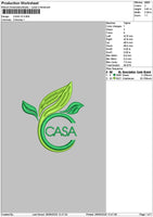 Casatext Embroidery 2 Files