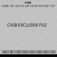 CASB Embroidery Fie 9 size