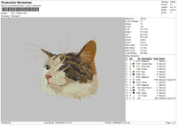 Cat 1106 Embroidery File 6 sizes