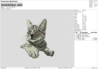 Cat 1411 Embroidery File 6 sizes