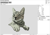 Cat 1411 Embroidery File 6 sizes