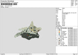 Cat 2112 Embroidery File 6 sizes