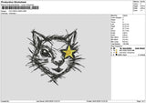 Cat Lines 2401 Embroidery File 6 sizes