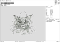 Cat 0503 Embroidery File 6 sizes