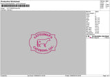 Cattlemanstext Embroidery File 6 sizes