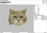 Cat 1011 Embroidery File 6 sizes