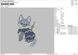 Cat V5 Embroidery File 4 size