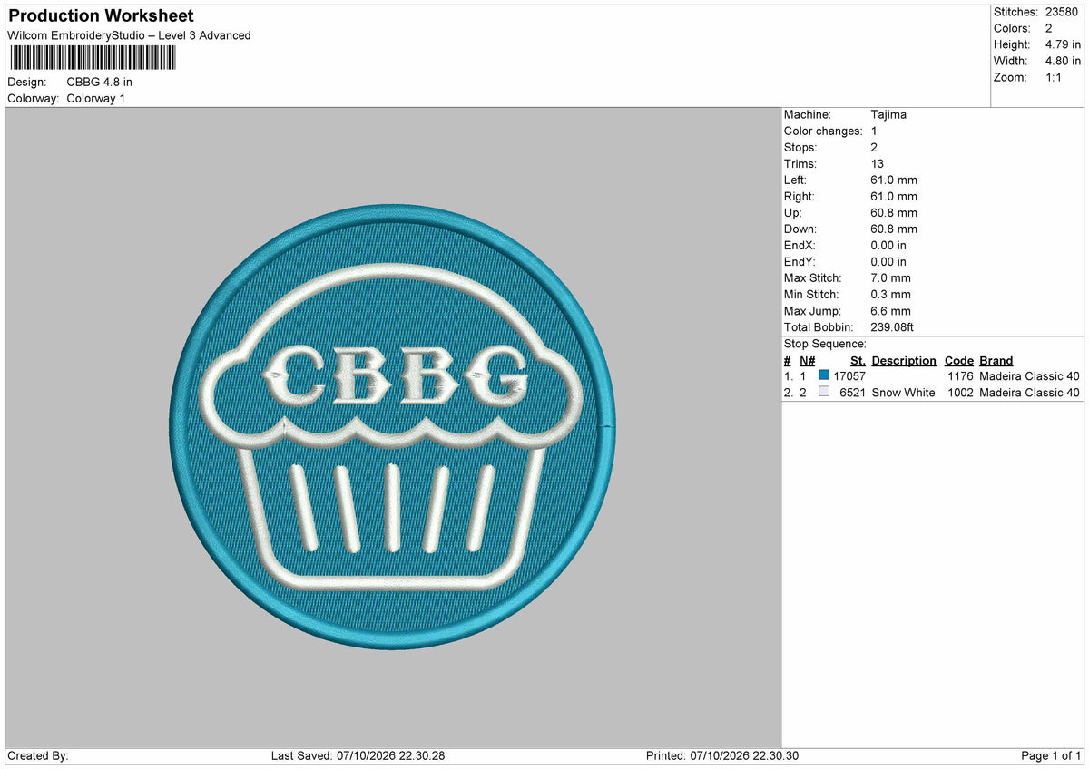 Cbbgtext Embroidery Machine Design File 6 sizes