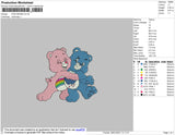 Care Bears Embroidery File 4 size