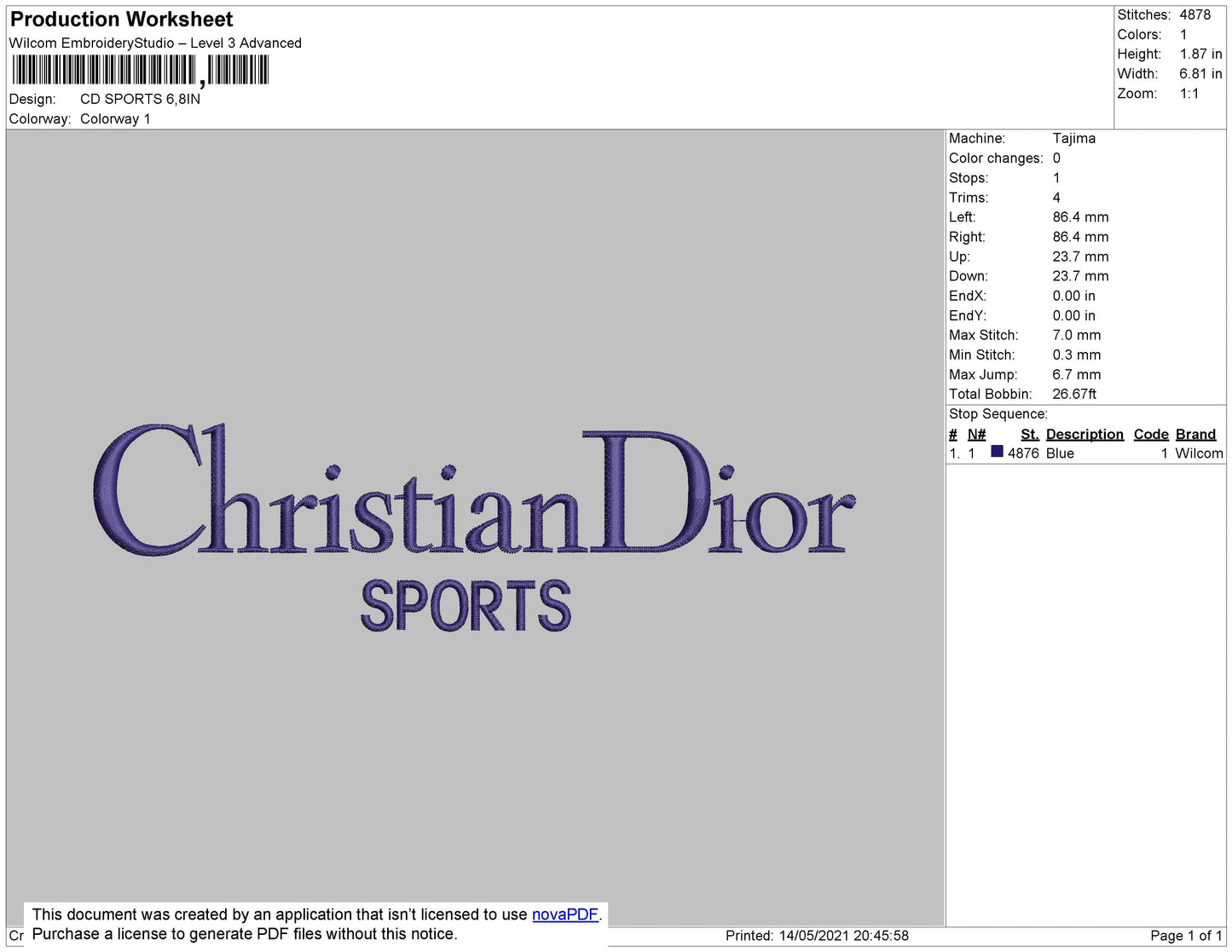 Christian Dior Sports
