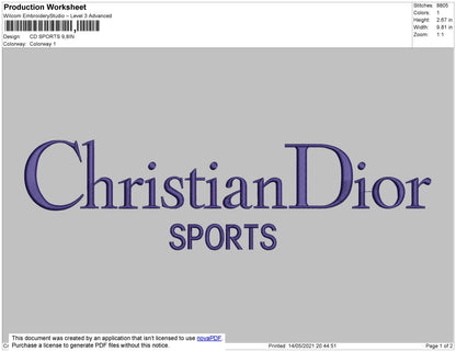 Christian Dior Sports