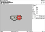 Ceetext Puff Embroidery File 6 sizes