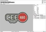 Ceetext Puff Embroidery File 6 sizes