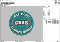 Ceescircle Embroidery File 6 sizes