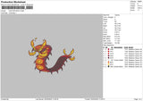 Centisckorch Embroidery File 6 sizes