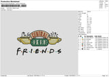 Friends 1607 Embroidery File 6 sizes