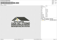 Centro De Adoracion Embroidery File 4 sizes