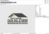 Centro De Adoracion Embroidery File 4 sizes