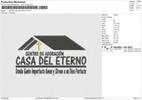 Centro De Adoracion Embroidery File 4 sizes