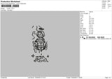 Chaky Embroidery File 4 size