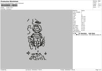 Chaky Embroidery File 4 size
