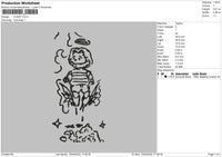 Chaky Embroidery File 4 size
