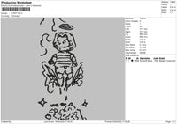 Chaky Embroidery File 4 size