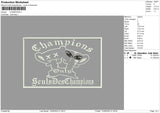 Champions Embroidery File 5 size