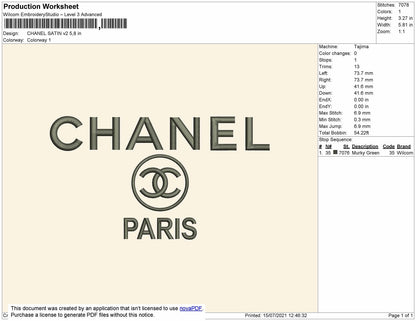 Chanel Satin V2