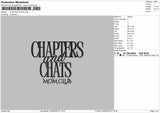 Chapter and chats Embroidery File