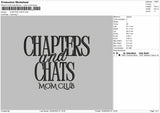Chapter and chats Embroidery File