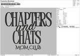Chapter and chats Embroidery File
