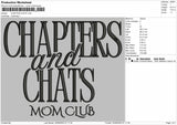 Chapter and chats Embroidery File