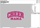 Cheermamatext Embroidery File 6 sizes